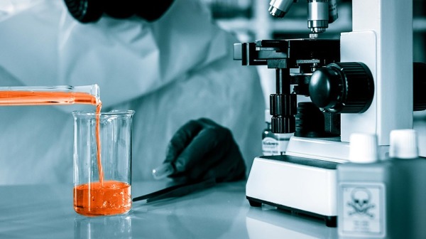 laboratory analysis of contaminated radioactive water